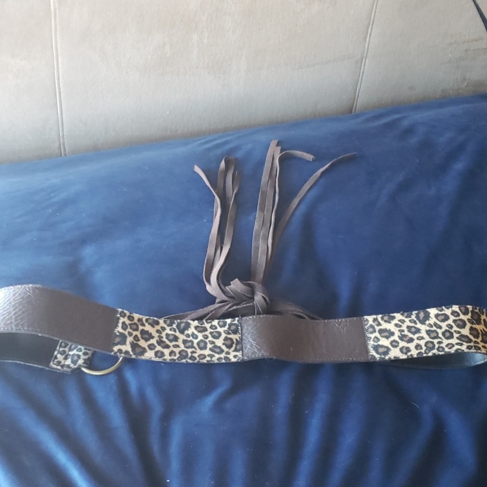 Cheetah tie belt - Picture 3 of 3